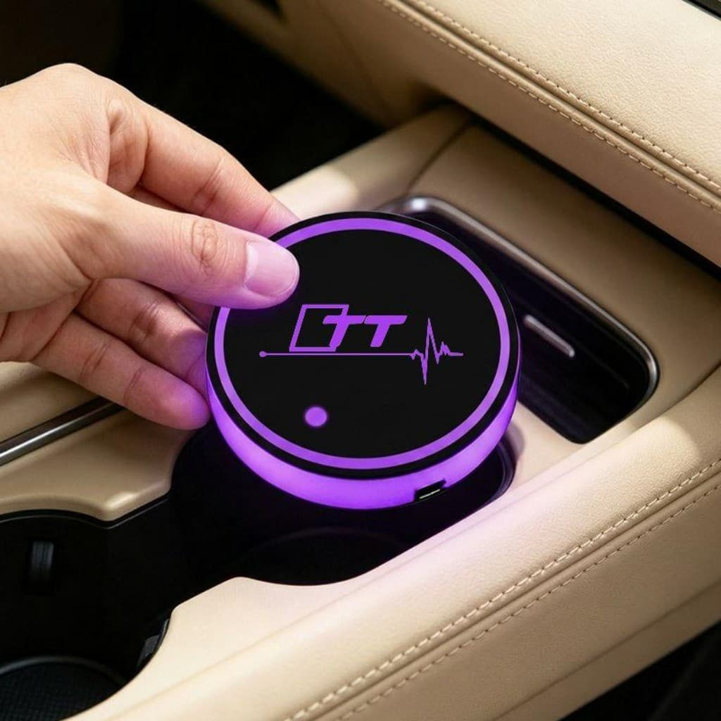 7 Cores Sensor de Movimento Porta-Copo LED para Carro Artigos Automotivos For Audi TT Coupe Roadster TTS TTRS