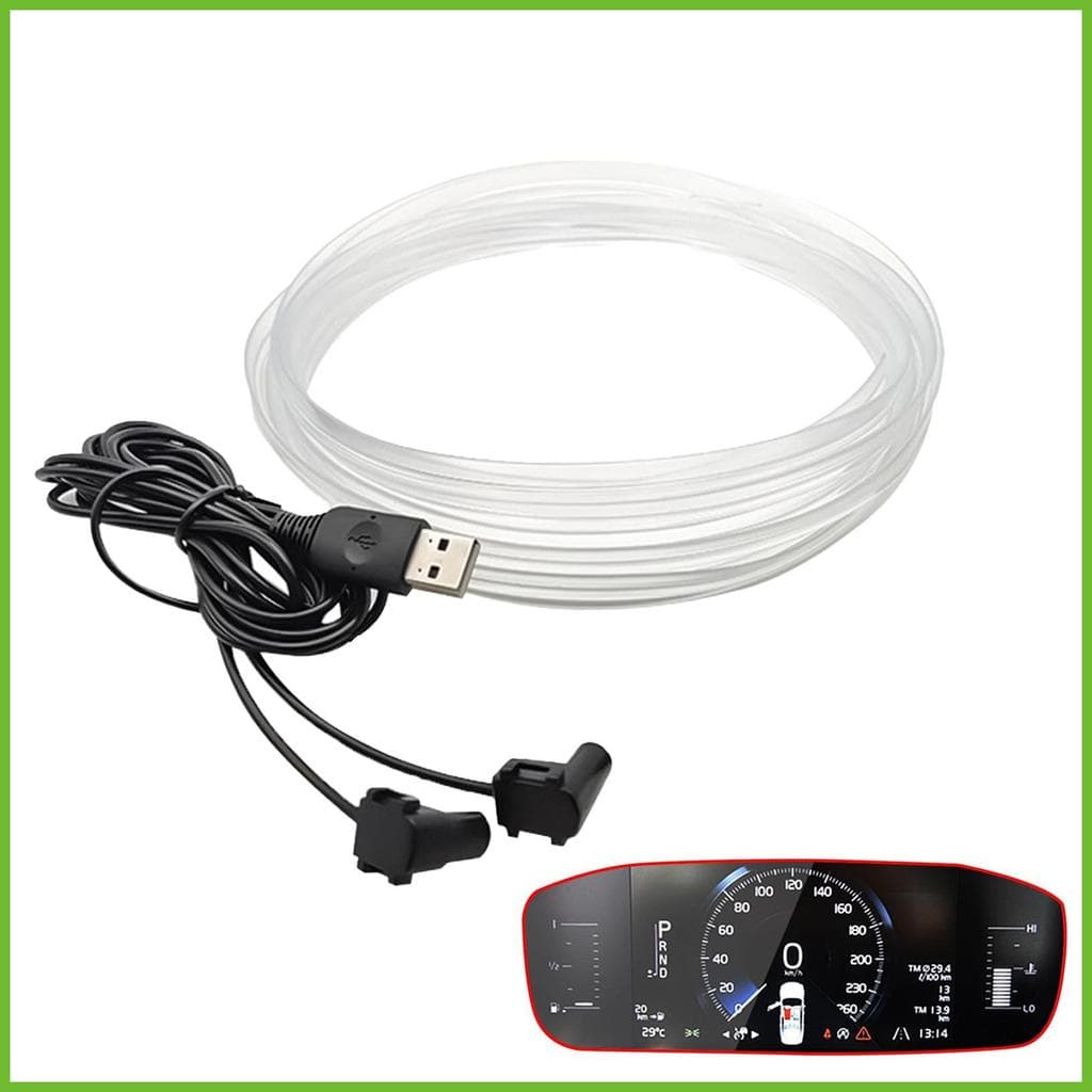 Luz De Tira Conduzida Do Carro 5V Luzes Conduzidas Para O Interior Chásobr
