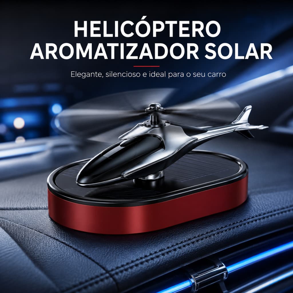 Aromatizador Para Carro Helicóptero Aromatizador Com Difusor Energia Solar Purificador De Ar