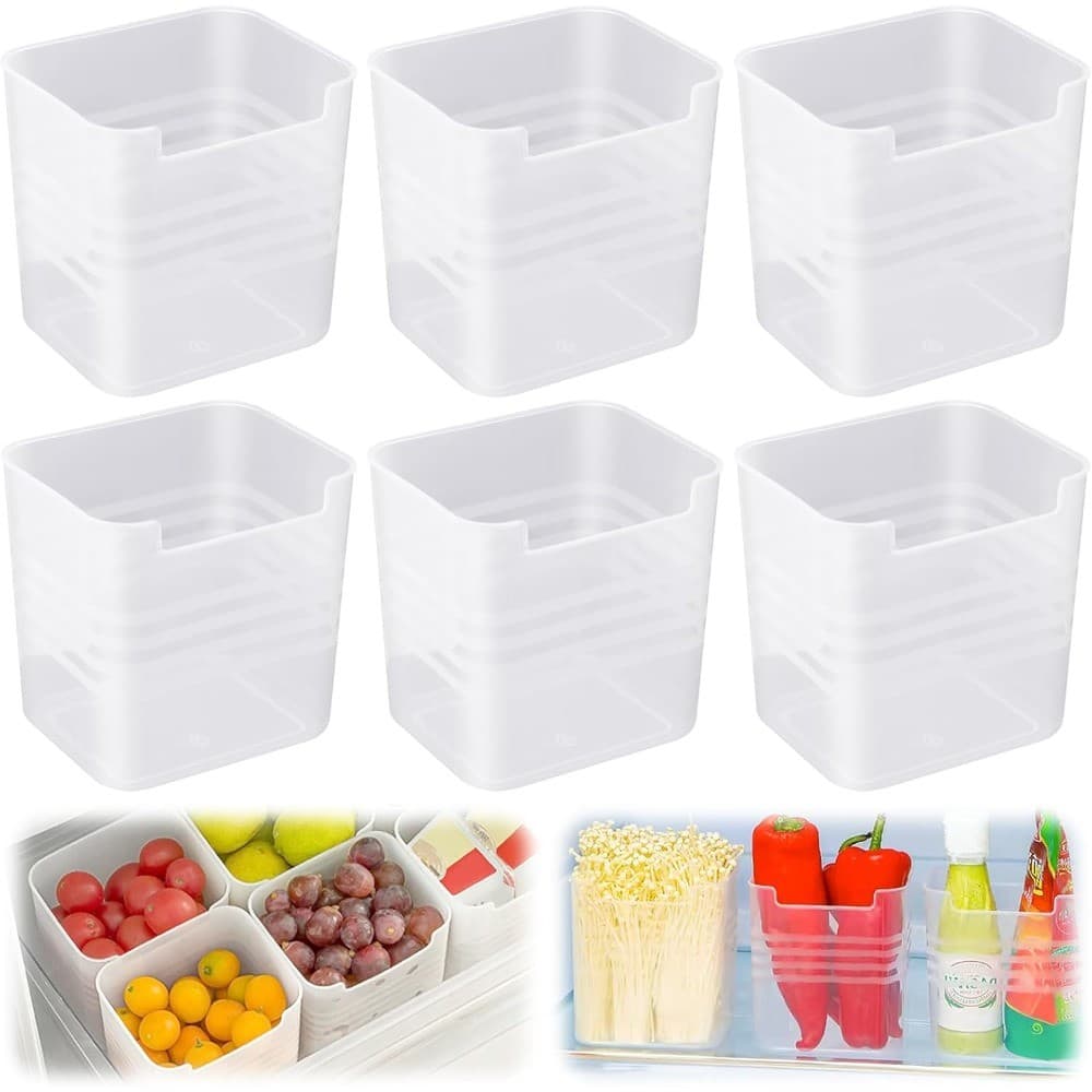 Caixas Organizadoras De Geladeira , Recipientes De Armazenamento De Plástico , Porta Caixa Organizadora Lateral Para Coz