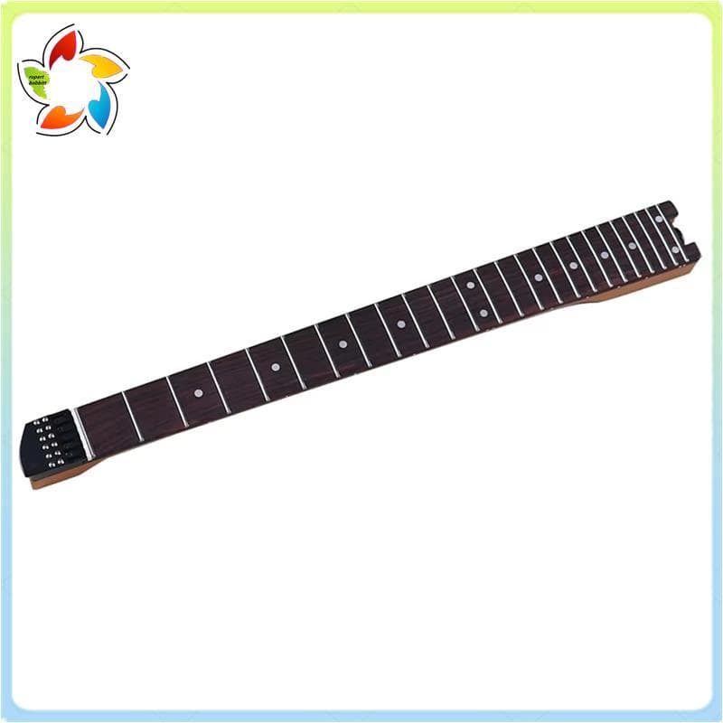 Guitarra Elétrica Pescoço Sem Cabeça Design Assado Canadá Maple Body 24 Trastes 5.6cm De Largura Jacarandá Fingerboard P