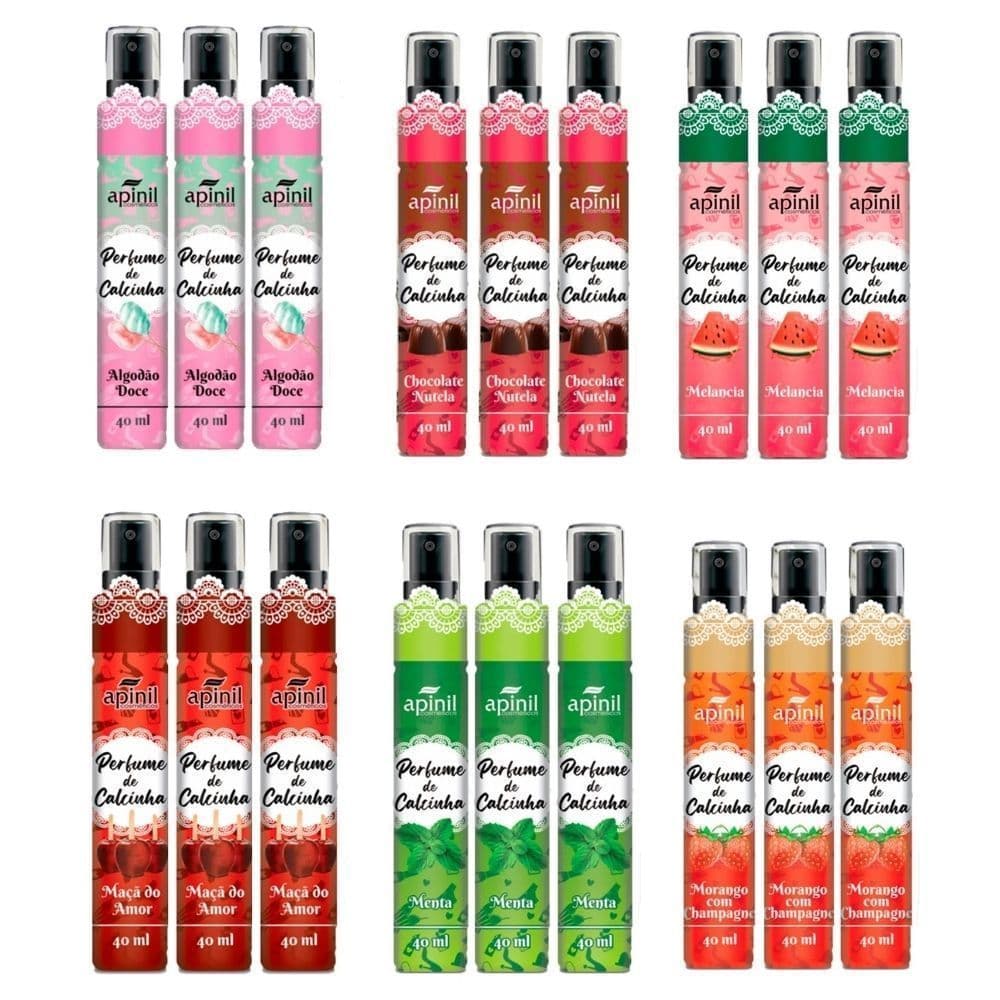 KIT 3 Perfume Spray Intimo Arómatico Sensual - Apinil SEX SHOP Produtos