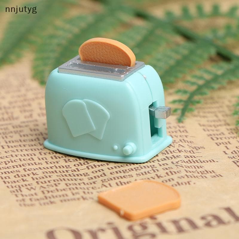 Simulação De Casa De Bonecas Mini Torradeira Modelo De Brinquedo Em Miniatura Decoração De Cena De Cozinha