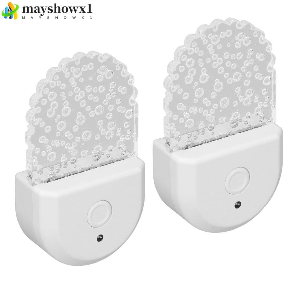 MAYSHOWX1 2 Pacotes De Luz Noturna , LED Que Muda De Cor , Sensor Plugue Americano 110V Lâmpada
