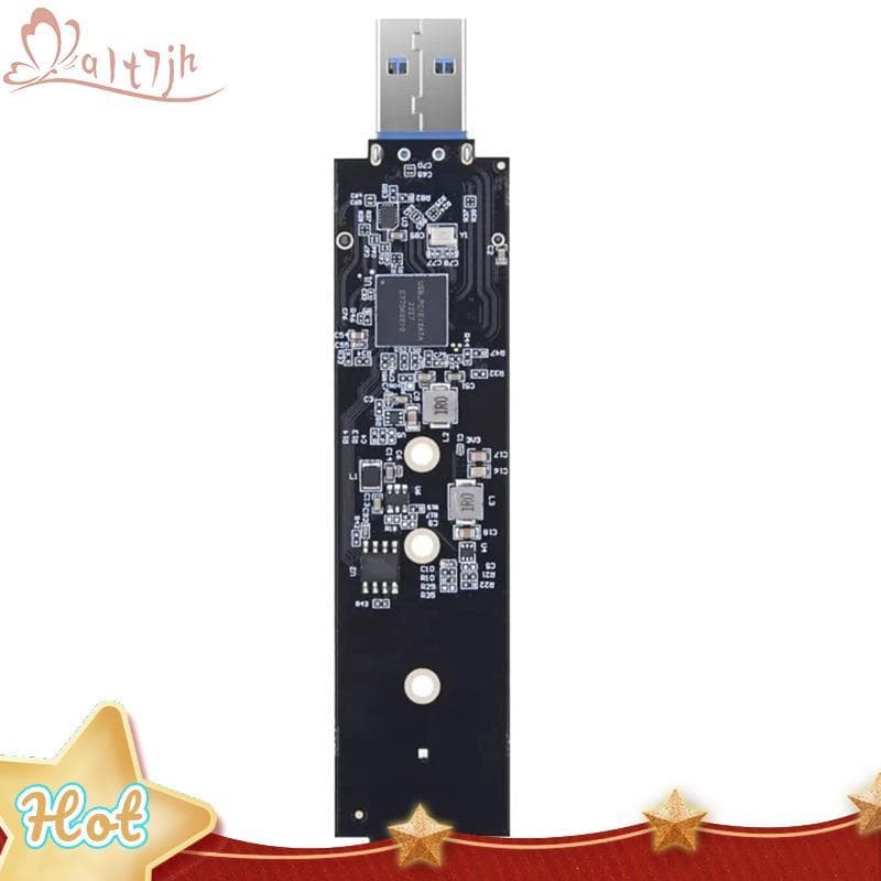 M . Adaptador 2 SATA NVMe SSD Para USB 3.1 , Placa Conversora Externa PCI-E-Gen 2 PCIe Tipo A
