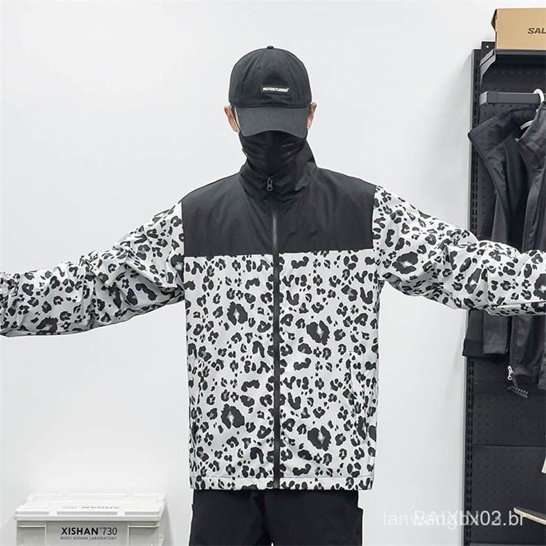 Roupas Exclusivas em Promoção, Estilo Funcional Dupla Face, Jaqueta Leve e à Prova de Vento em Três Cores para o Outono