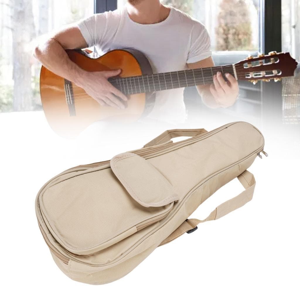 doplay-BR Bolsa para ukulele de 21 polegadas 600D Oxford pano 13mm mochila acolchoada com bolso e alça lateral
