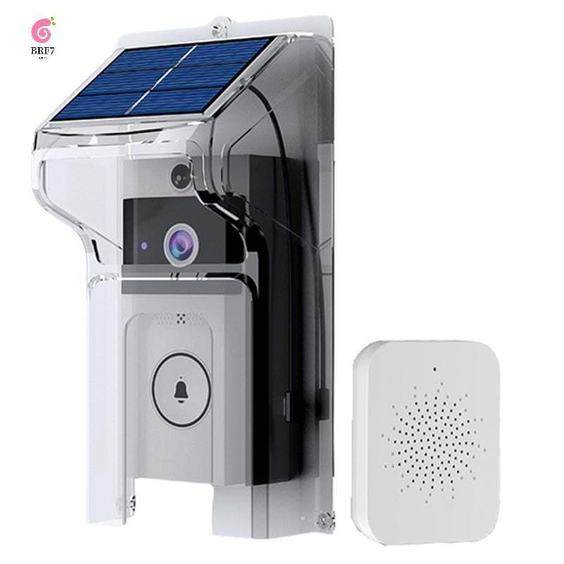 WIFIvisual Campainha Câmera Carregamento Solar Sem Fio À Prova D'água Visão Noturna Casa HD Voz Bidirecional