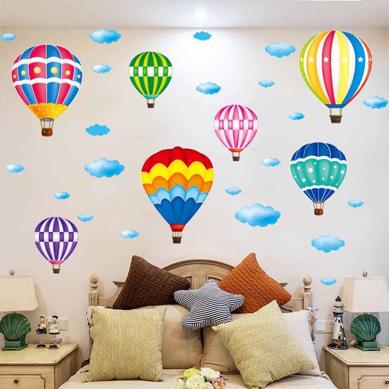 Desenhos animados dos desenhos animados do jardim de infância quarto das crianças decoração papel de parede auto-adesivo
