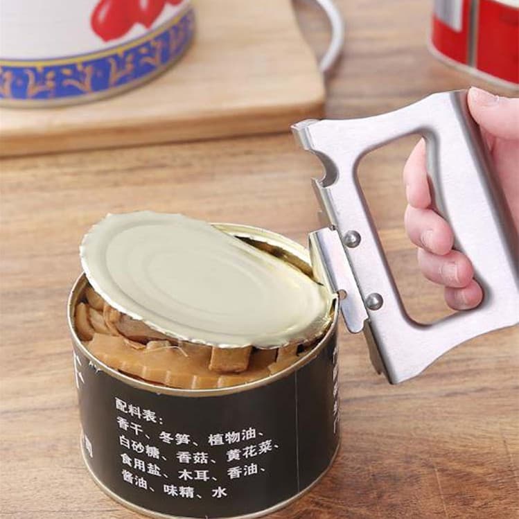 Abridor de latas multifuncional portátil de aço inoxidável, portátil, faca, abridor de garrafas, abridor de latas ao ar