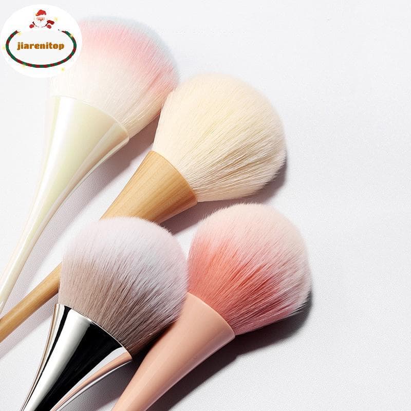 jiarenitop Escova De Limpeza De Poeira Para Unhas , Pincel Arte Em Cabeça Grande , Flor , Pó , Blush , Salão De Beleza ,