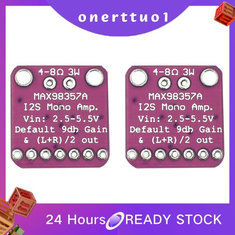 2X Max98357 I2S 3W Classe D Amplificador Breakout Interface Decodificador Módulo Placa De Áudio Sem Filtro Para