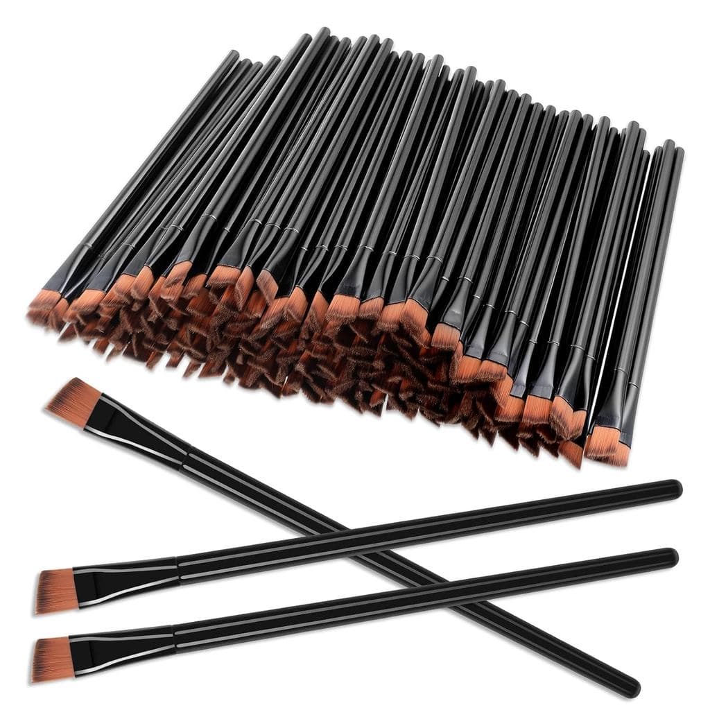 300 Pincéis Descartáveis para Sobrancelhas, Pincéis Angulados para Sobrancelhas, Podem Ser Usados para Sobrancelhas, Cor