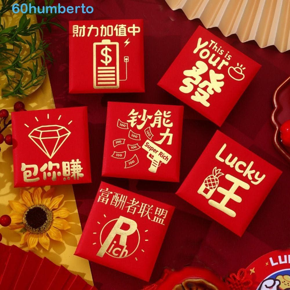 HUMBERTO Cobra Pacote Vermelho De Ano Novo , Festival Da Primavera Bênção Envelope De 2025 Anos , Chinês