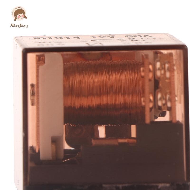 ABongBang DC 12V 24V Relé Automotivo À Prova D'água 4Pin 5Pin SPDT Relés De Dispositivo De Controle De Carro 40A 60A 120