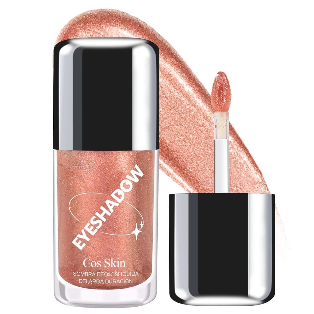 Sombra Líquida com Glitter, Maquiagem Multifuncional com Glitter para Olhos e Lábios, Maquiagem Brilhante para Olhos, Al