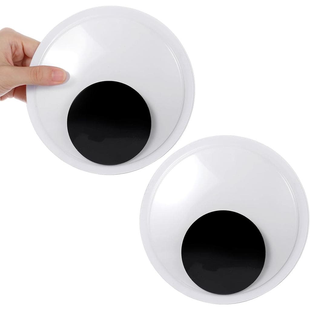 Mabor Olhos Grandes Autoadesivos de 6 Polegadas, Olhos Gigantes Adesivos para Artesanato DIY e Decoração de Árvore de Na