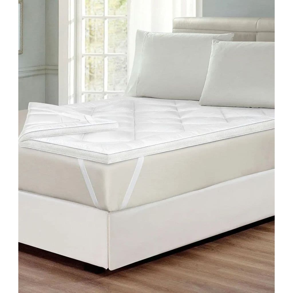 Pillow Top Super Volumoso Solteiro Lar e Lazer Branco