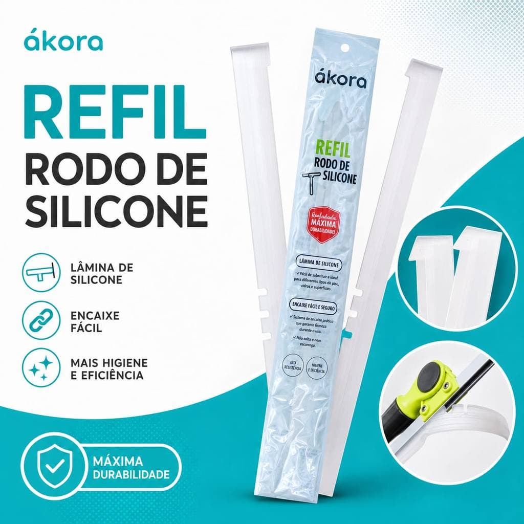 Refil de Silicone Rodo ákora Daxxen - G - 50cm e P - 35cm