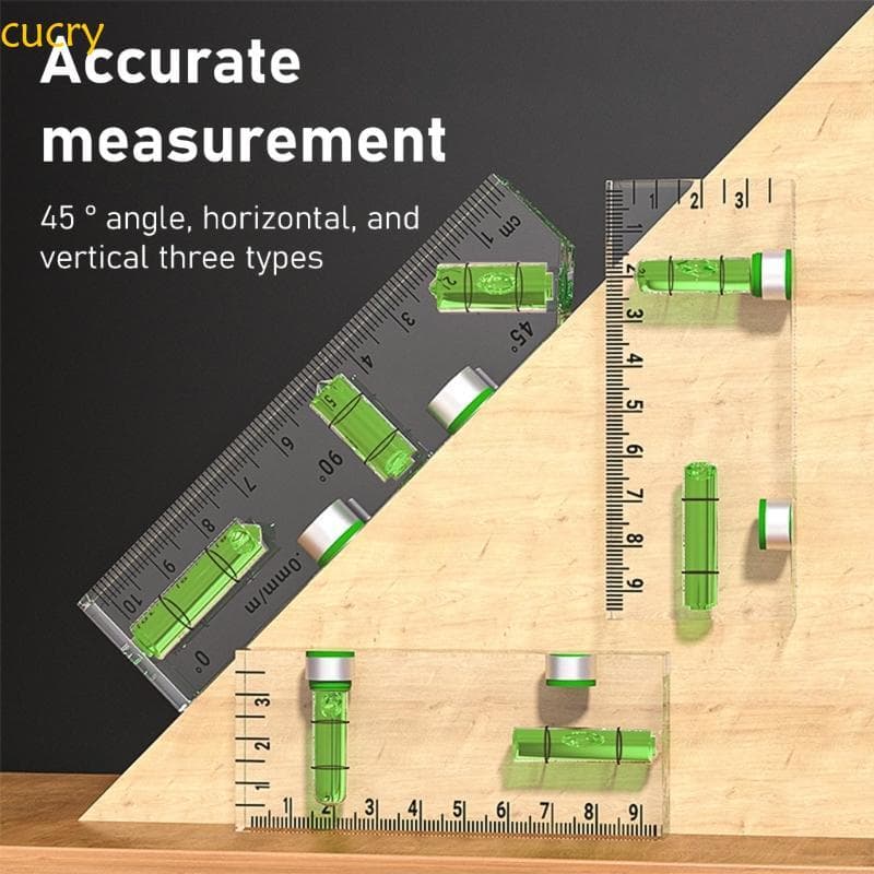 Ferramenta Nível Base Magnética cucry 90 ° 180 Bolhas Para Mecânica, Suspensa, Bolha