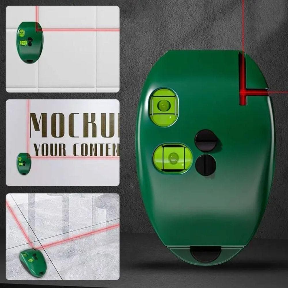 Nível De Laser Do Mouse , Bolha De Ângulo Reto De Linha Horizontal Vertical , Infravermelha 2 Linhas Níveis