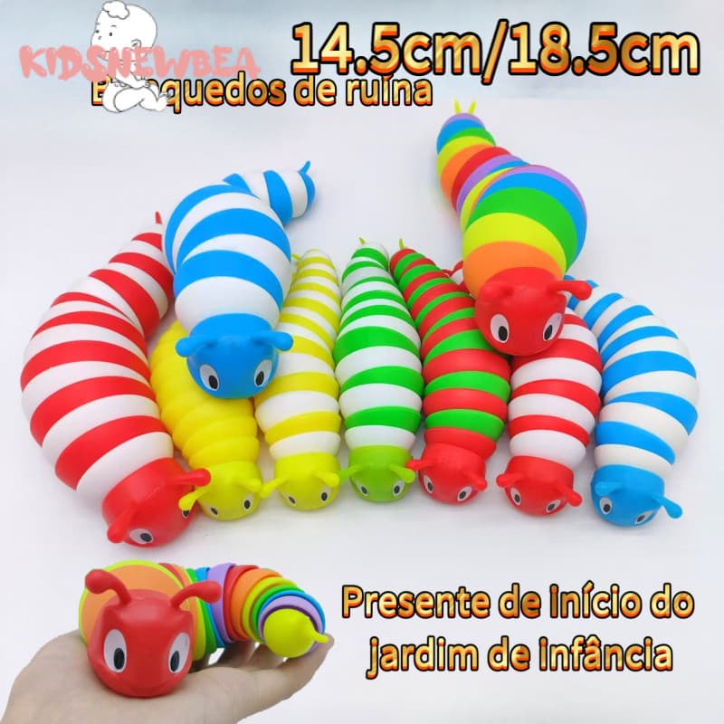 Quebra-cabeça ventilação lagarta crianças arco-íris formiga minhoca presente escolar de jardim de infância