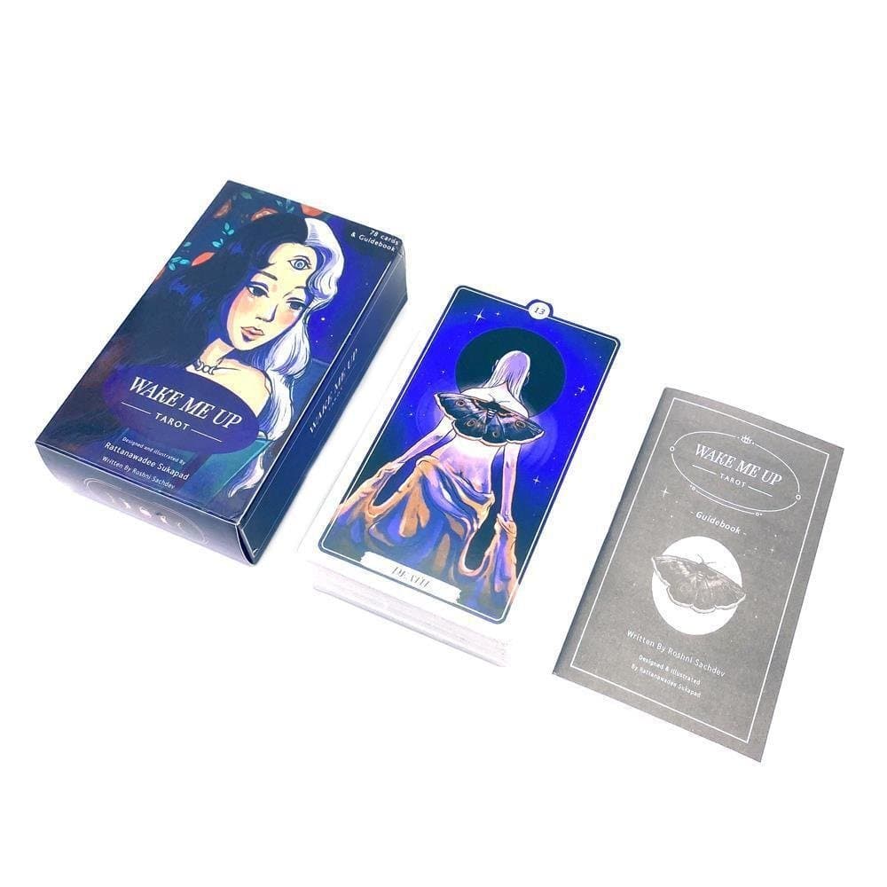 Cartas de Tarot Wake Me Up 12×7cm, manual de instruções em papel em inglês 7.21 PYYB