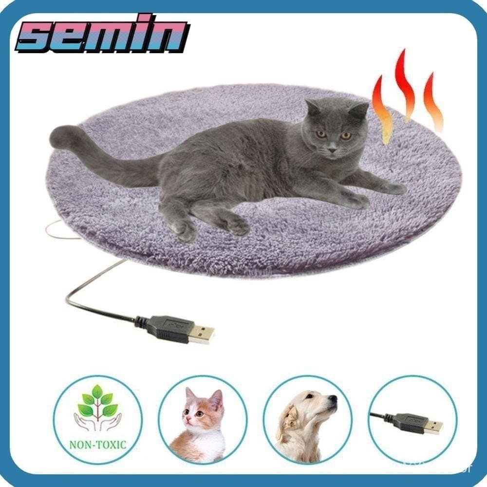 Almofada de aquecimento Lemi Pet adequada para cães e gatos Ajuste de temperatura de Interface USB à prova d'água de 40
