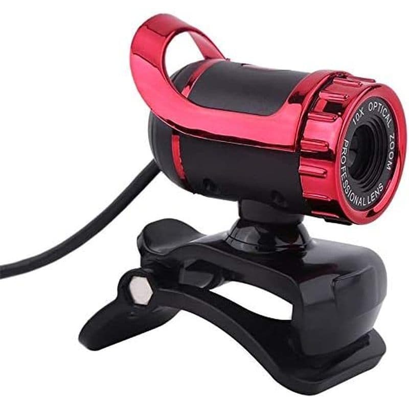 Microfone Webcam Clipado (30fps) , 360 ° Embutido Com Suporte Giratório , Câmera Para Computador , Laptop , Videoconferê