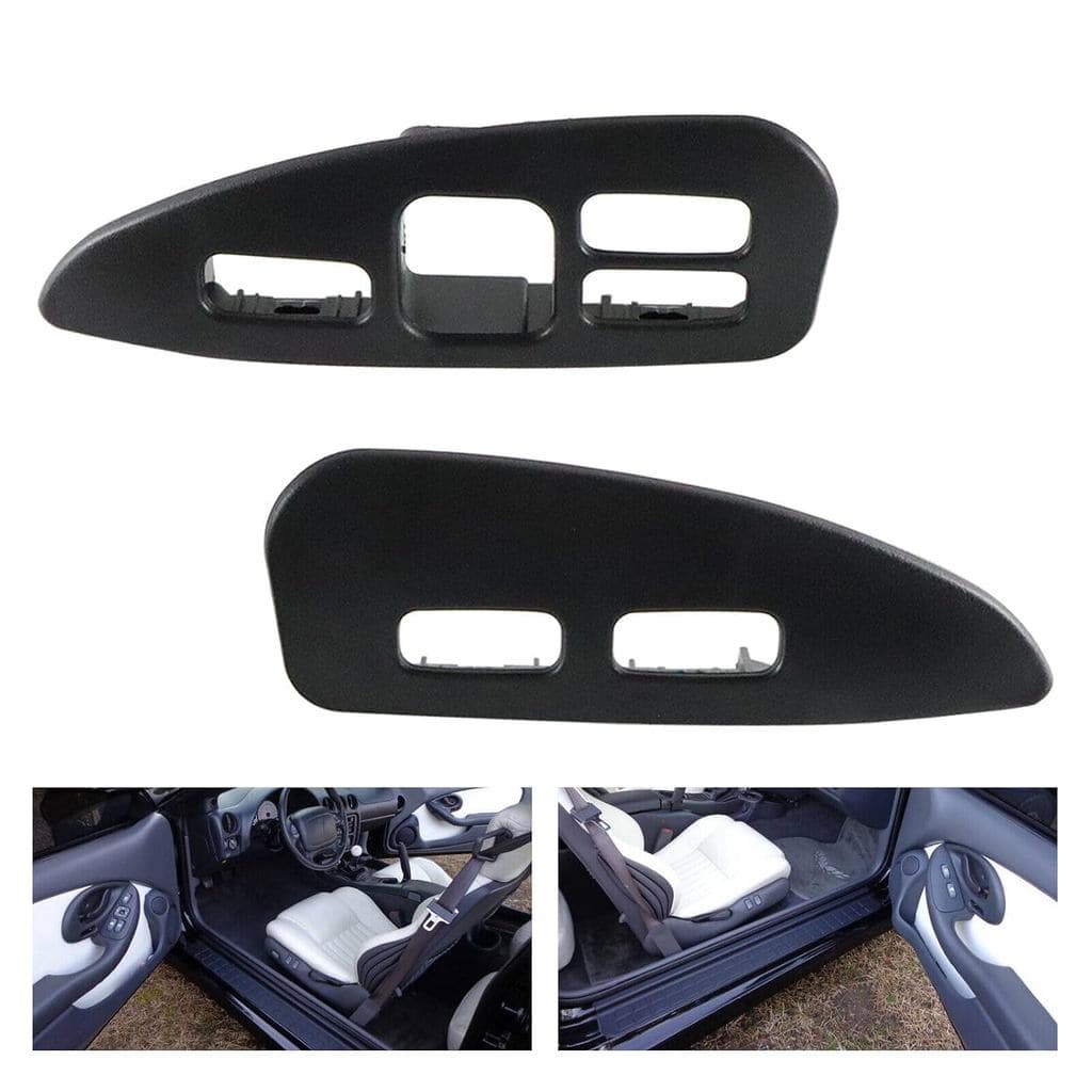 2 Peças de Acabamento do Interruptor da Porta Esquerdo e Direito Compatíveis com Pontiac Firebird Trans Am 1993-1999