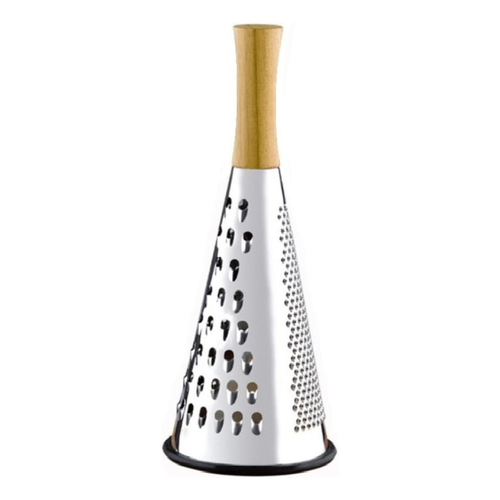 Ralador De Inox 30cm Profissional Queijo E Legumes Cônico