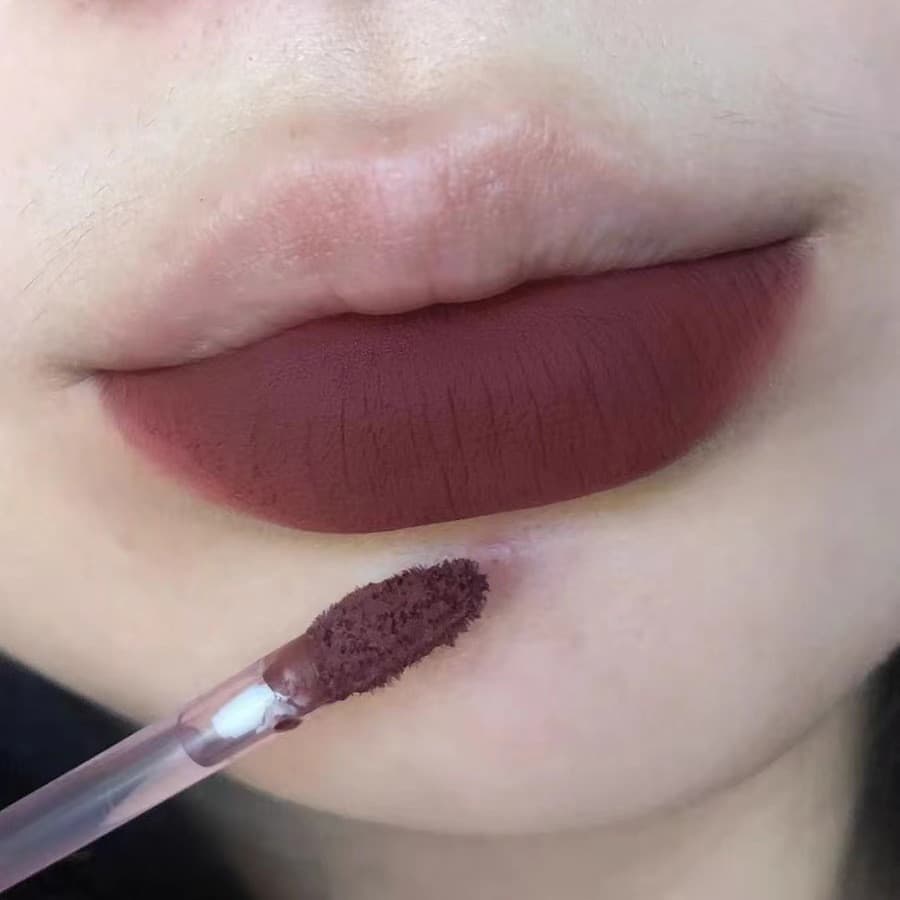 Cappuvini Batom Líquido Reversível Macaron Matte Velvet Iluminador Acessível para Estudantes
