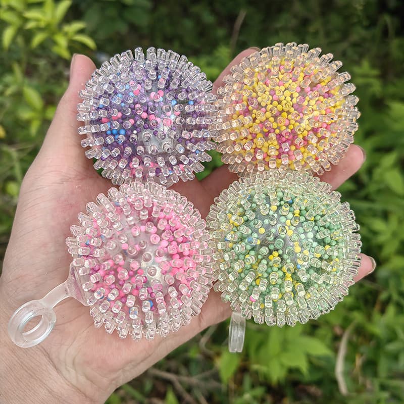 Novo estilo bola de espuma de ventilação descompressão complicado ventilação bola brinquedo presente criativo piscando e