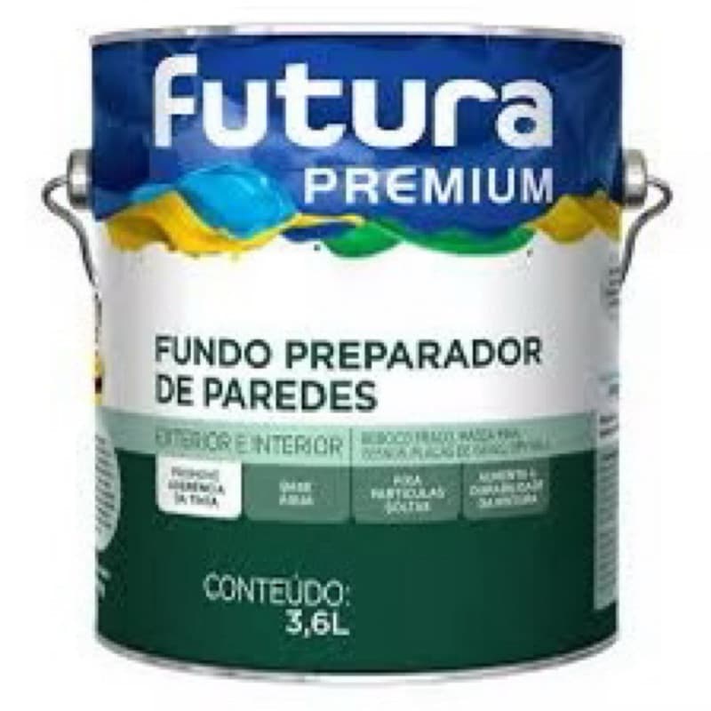 Fundo Preparador de Parede Base Água Futura 3,6L