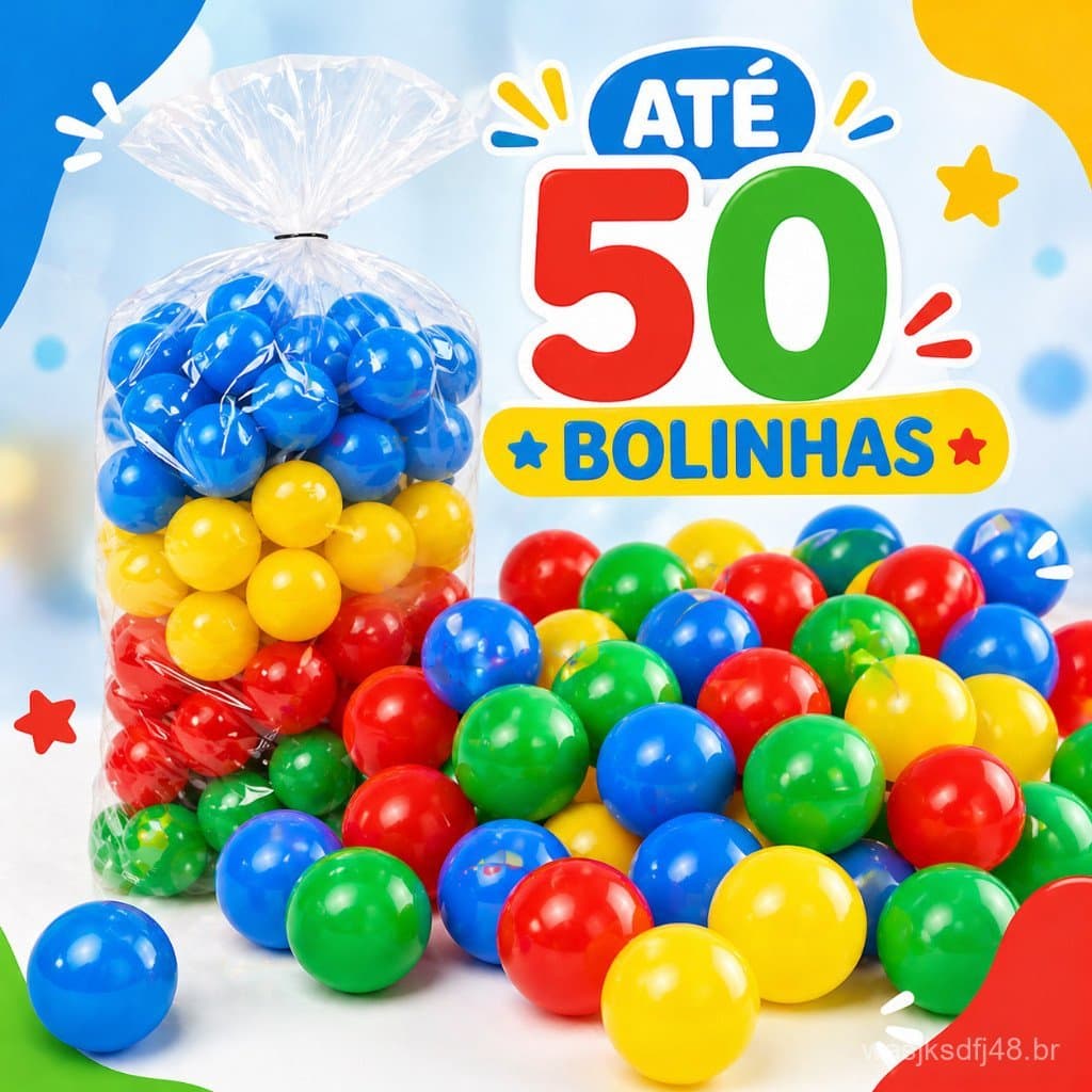 Bolas de Bilhar Infantis PROMOÇÃO Bolas de 76mm até 50 Unidades