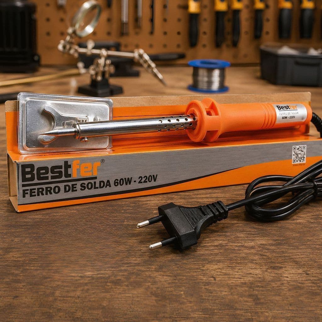 Ferro de Solda Bestfer BFH1688 60W 220V Aquecimento Rápido