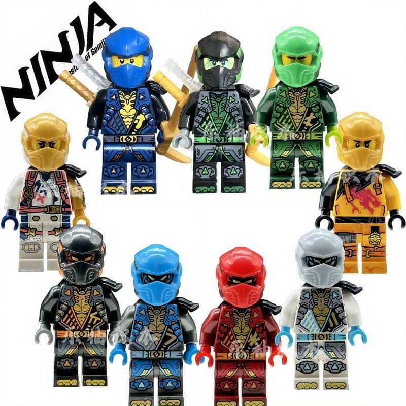 Dragon Race Storm Village Ronin Gelong Race Morolloyd Minifigura Bloco de Construção Brinquedos