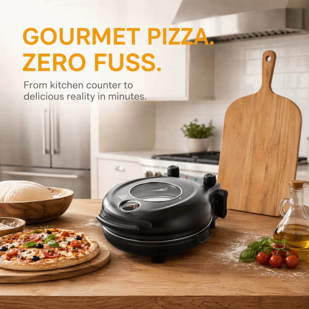 KERVOYN Pizza Maker , Forno De Elétrico Dupla Face , Aquecimento Ue Plug Doméstico Panela De Bolo Elétrica Cozinha