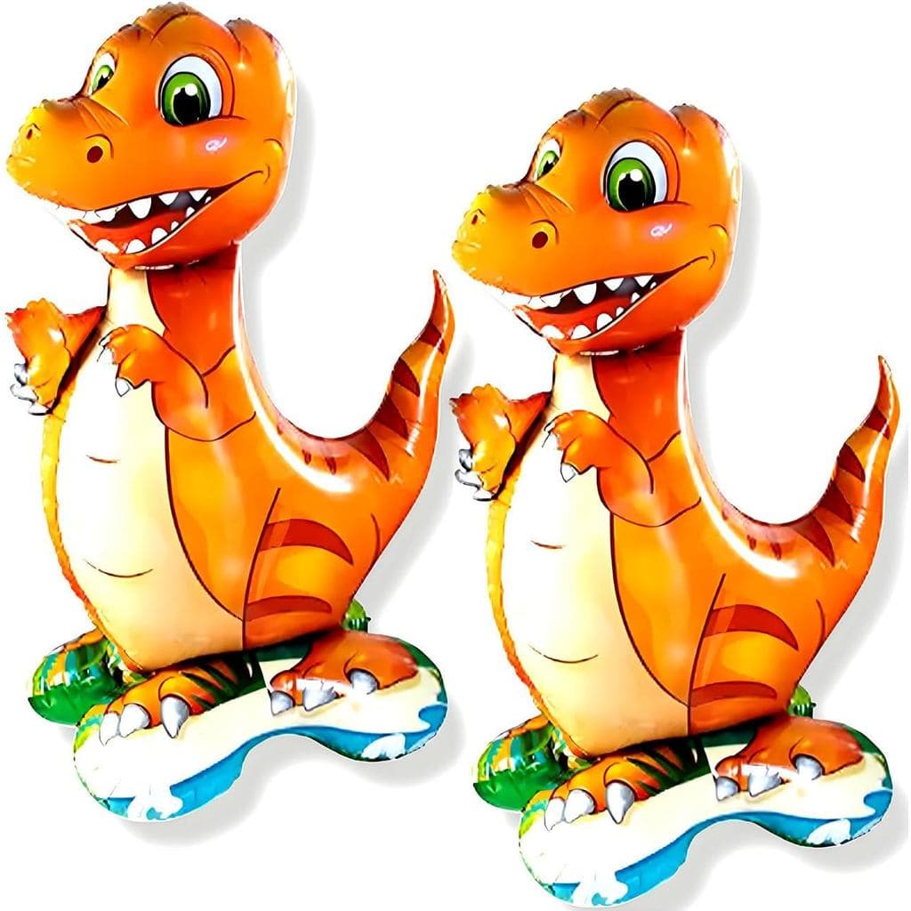 2 Balões Do Dinossauro Dos Pces , Balão Grande Da Folha , Para Decorações Festa De Aniversário