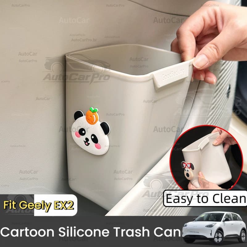 Adequado para lixeira de carro Geely Xingyue, acessórios de decoração interior, caixa de armazenamento de guarda-chuvas