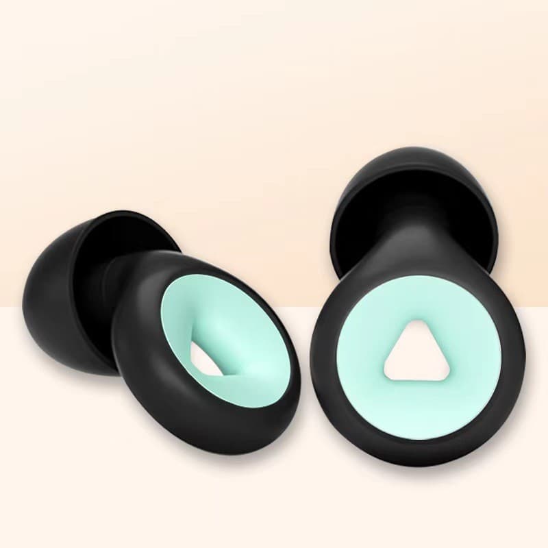 Protetores auriculares de silicone são à prova d'água, super à prova de som, protetores auriculares redutores de ruído,
