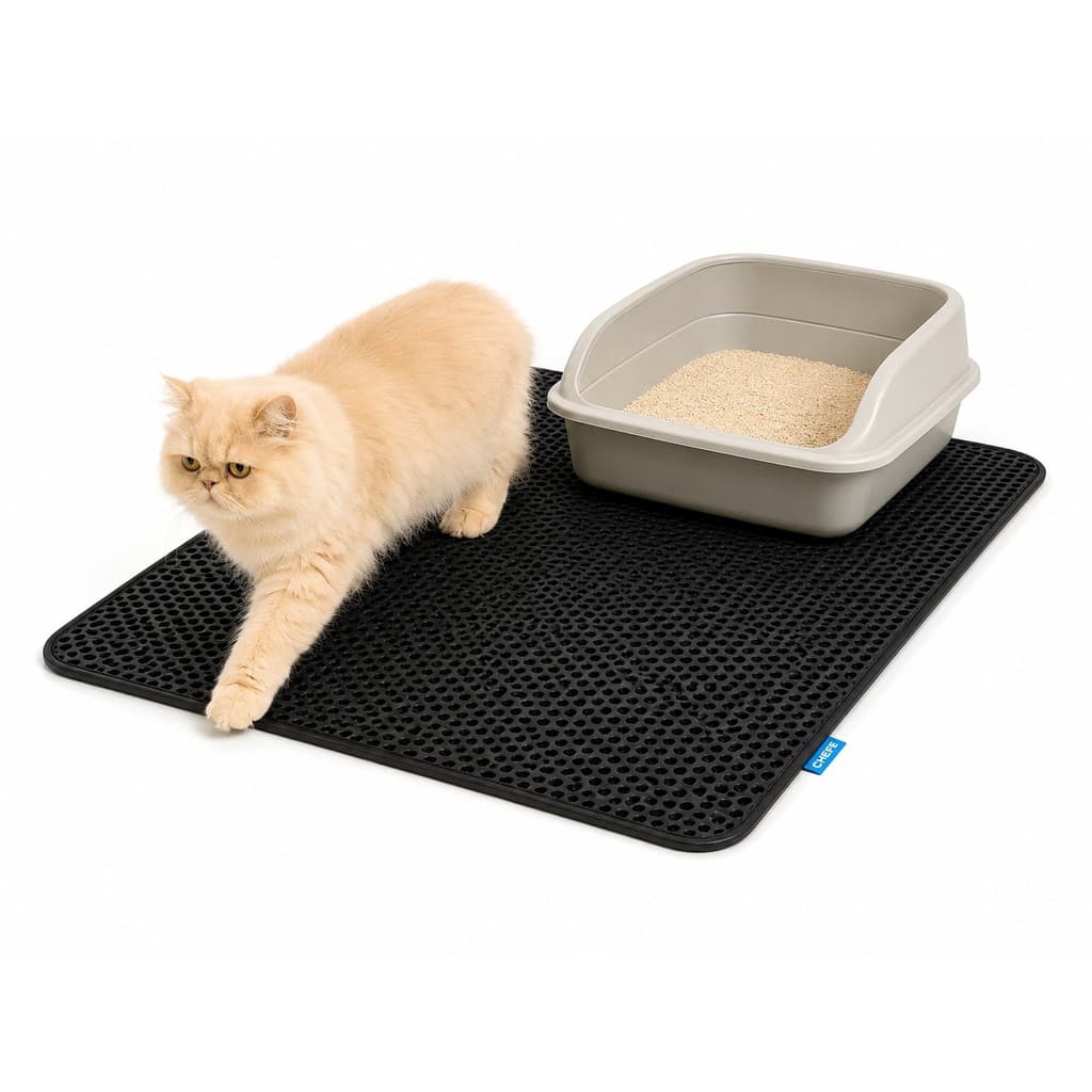 Tapete Coletor de Areia para Gato Anti sujeira 55x75 cm