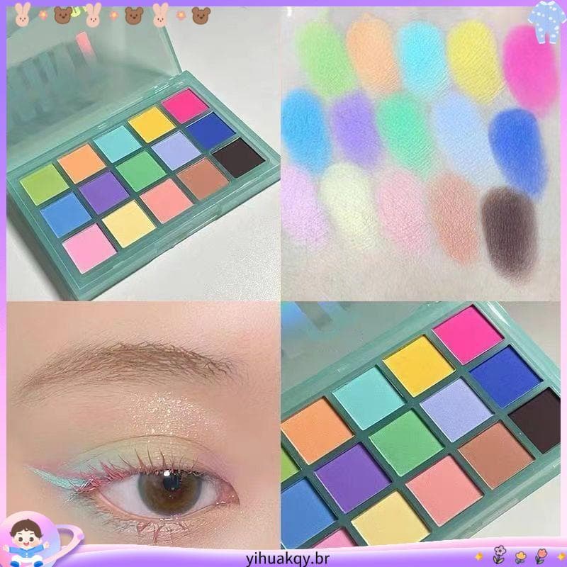Coleção de 3.5.000 pessoas Macaron Maquiagem Paleta de sombras coloridas Paleta pequena dedicada Paleta de sombras multi
