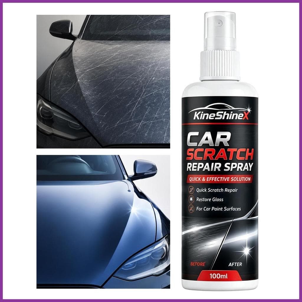Removedor De Arranhões Para Carros 100ml , Restaurador De Brilho De Pintura Profissional , Spray De Reparo De Veículos l
