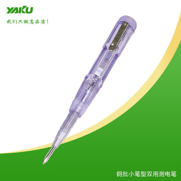 Yaku 101 Caneta de teste elétrica multifuncional Chave de fenda magnética forte Chave de fenda Resistente a impactos Não