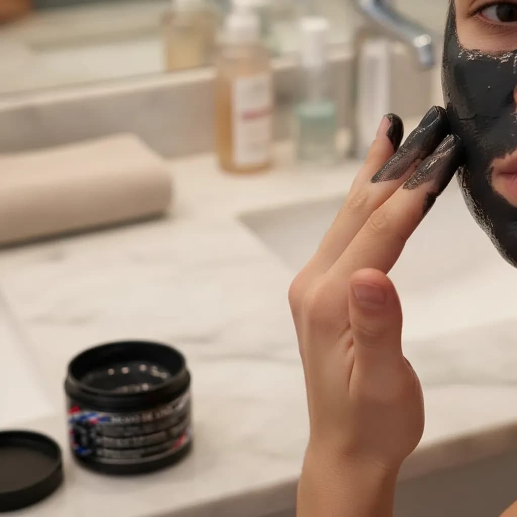 Kit Com 2 Máscara Black Limpeza De Poros limpeza profunda acne máscara unissex máscara preta para cravos