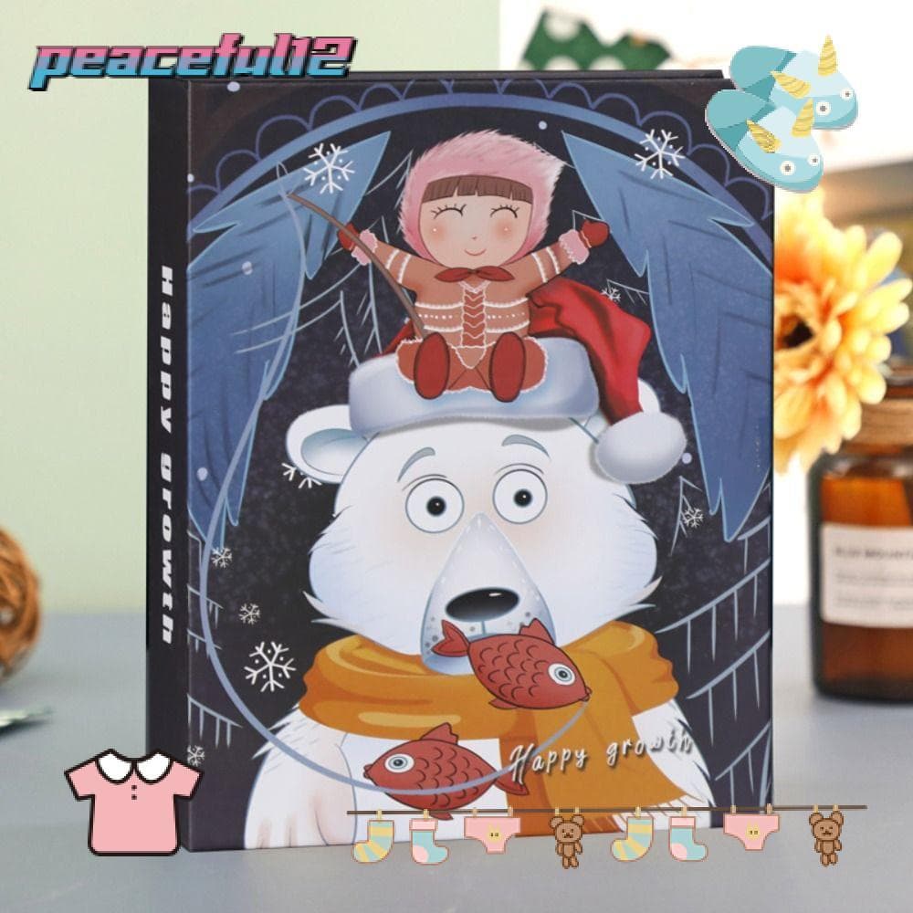 PEACEFUL 100PCS Coleção De Álbuns Livro Memorial De Inserção Fofa