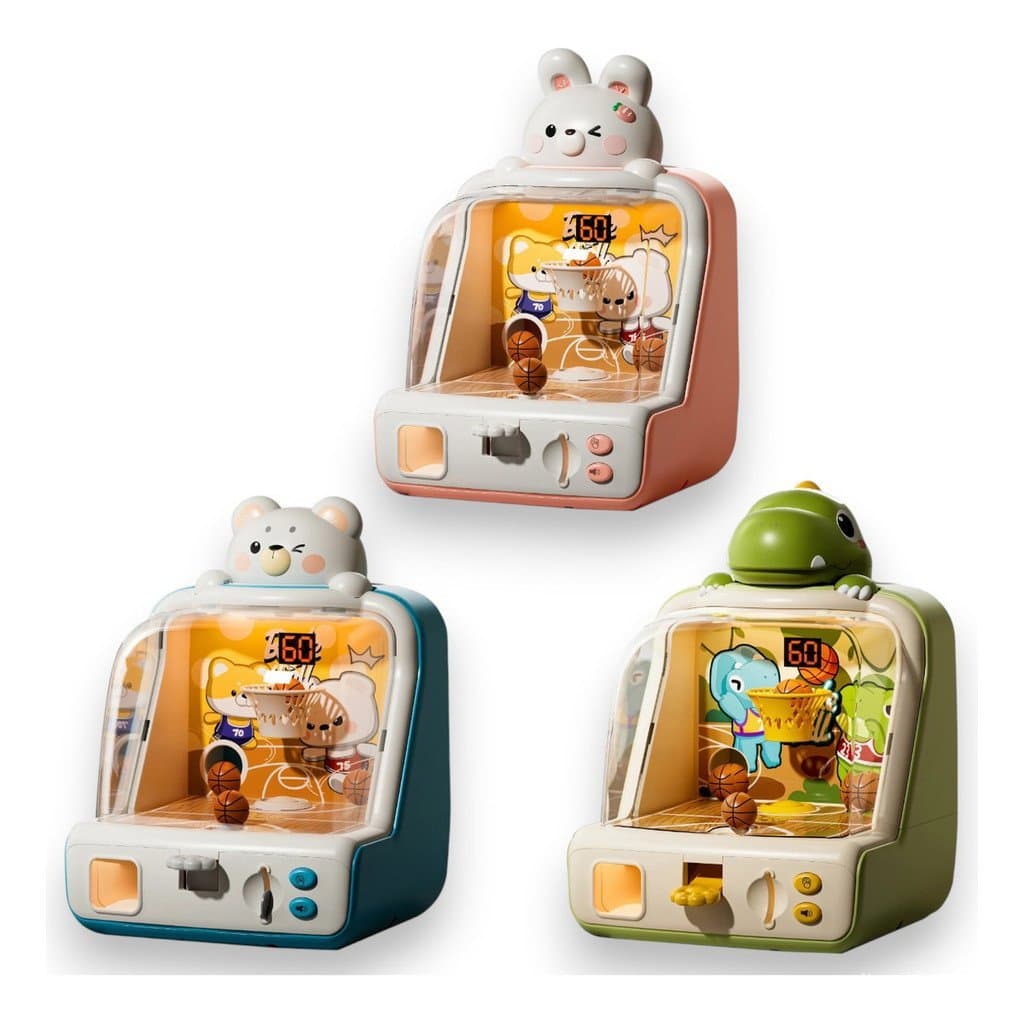 Máquina de jogo de basquete mini, brinquedo esportivo infantil, máquina de compra de basquete