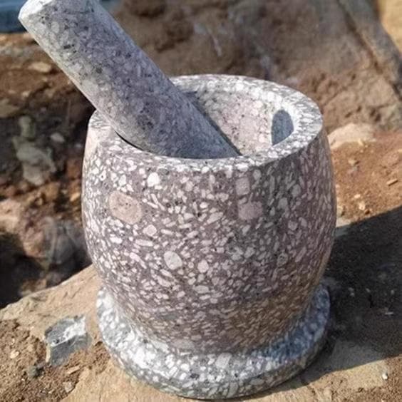 Pedra alho argamassa alho masher alho masher exportação moedor Manual triturador de alho doméstico masher medicina Jar