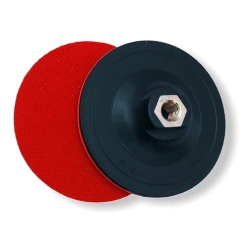 Suporte Para Lixa Com Velcro Boina 125mm 5'' Disco Prato De espuma Lixadeira Politriz Esmeril M14